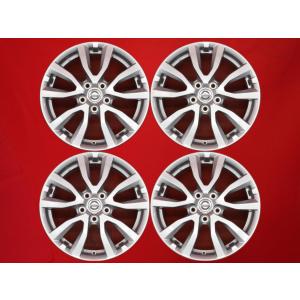 激安 4本セット】日産 ステージア M35 純正 6スポーク アルミホイール