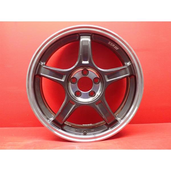 単品 中古ホイール 1本 SSR GTX03 ジーティーエックスゼロスリー 7J 17インチ PCD...