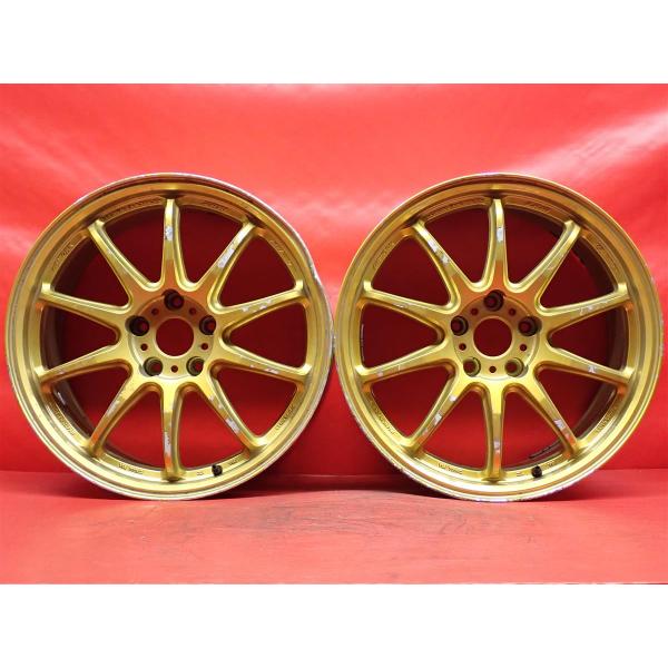 ジャンク 中古ホイール 2本組 WORK ワーク EMOTION ZR10 エモーション・ゼットアー...