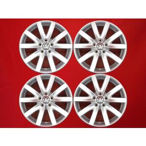フォルクスワーゲン　純正アルミホイール　4本　6J-16 インセット48 フォルクスワーゲン 純正アルミホイール 4本 6J-16 インセット48