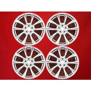 C*T様 スバル 純正 17インチ アルミホイール 17x7.5J+55 100 激安 中古 4本セット】 スバル フォレスター SJ系 純正 アルミ