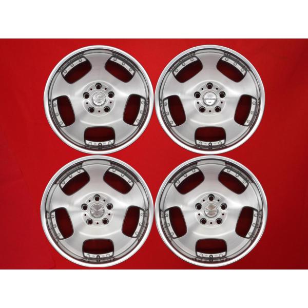 FARMAS ファーマス D レボルト 中古ホイール 4本 8/9J 17インチ PCD114.3 ...