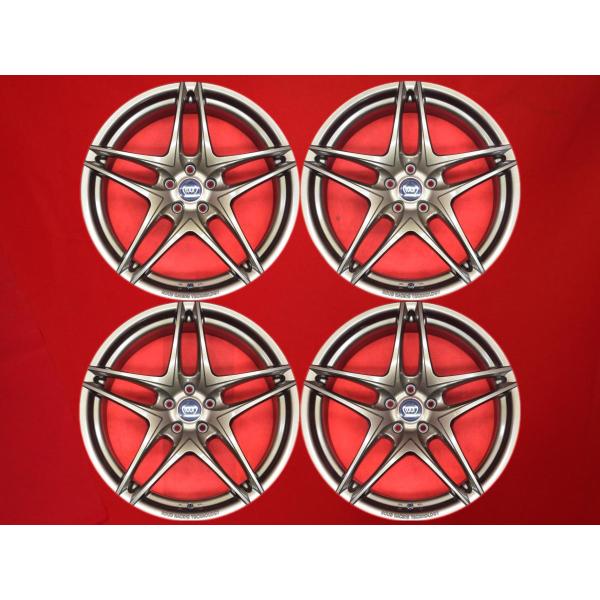 ROUD ラウド R-MF1 中古ホイール 4本 8.5J 20インチ PCD114.3 5穴 +3...
