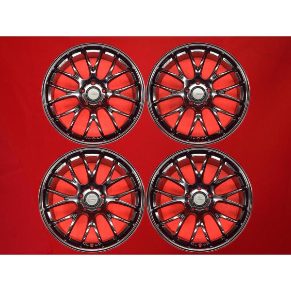 RAYS レイズ HOMURA ホムラ 2×8GT 中古ホイール 4本 8.5/9.5J 19インチ...