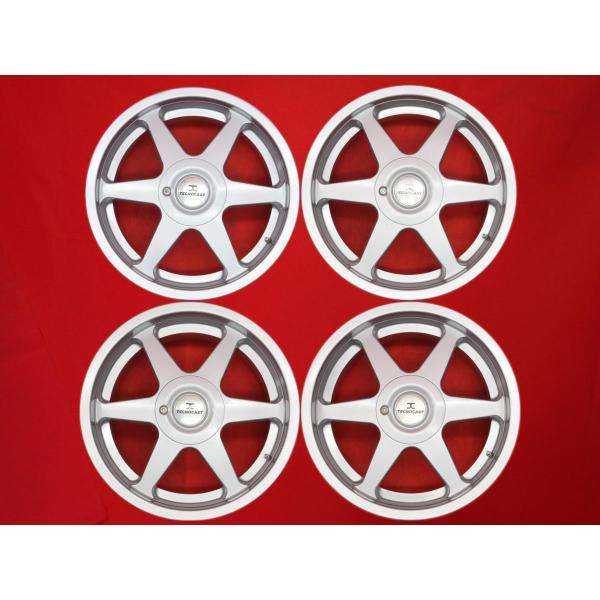 TECNOCAST テクノキャスト TC-202 中古ホイール 4本 7/8J 17インチ PCD1...