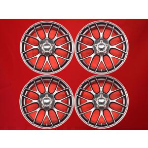 MID RMP 028F 中古ホイール 4本 8J 19インチ PCD114.3 5穴 +42 ハブ73 ビッグキャリパー対応 クラウンアスリート WRX ランエボ 等へ aa19