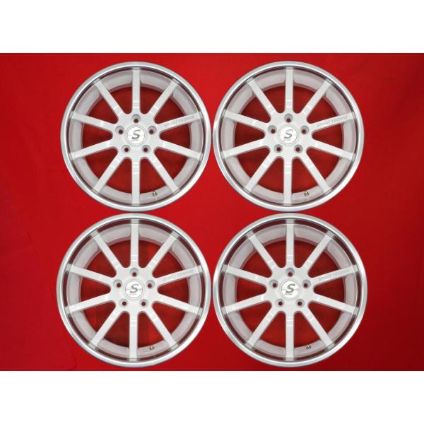 SPORTTECHNIC モノ10 アドバンテージ 中古ホイール 4本 8.5/9.5J 19インチ...