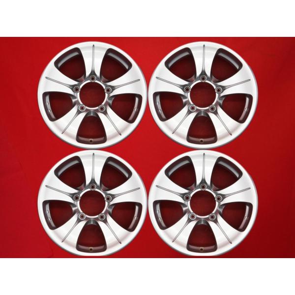 MUD BAHN XR-5 中古ホイール 4本 5.5J 16インチ PCD139.7 5穴 +19...