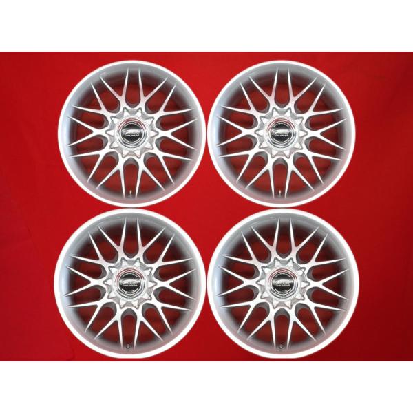 GEWALT ゲバルト メッシュ 1P 中古ホイール 4本 8/9J 17インチ PCD114.3 ...