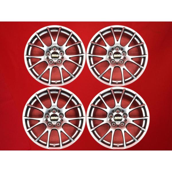 鍛造 軽量 BBS RE-V RE064/RE065 中古ホイール 4本 8/9J 18インチ PC...