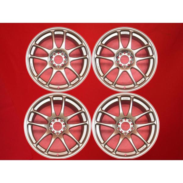 前後太さ違い ワーク エモーション CR-kai 中古ホイール 4本 8.5/9.5J 18インチ ...