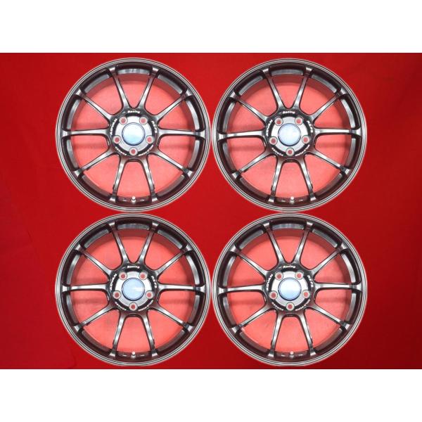 鍛造 軽量 1本7.6kg アドバンレーシング RZ-F2 中古ホイール 4本 7.5J 18インチ...