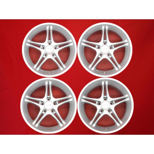 絶版 希少 AVS VS-5 中古ホイール 4本 8/9J 17インチ PCD114.3 5穴 +4...