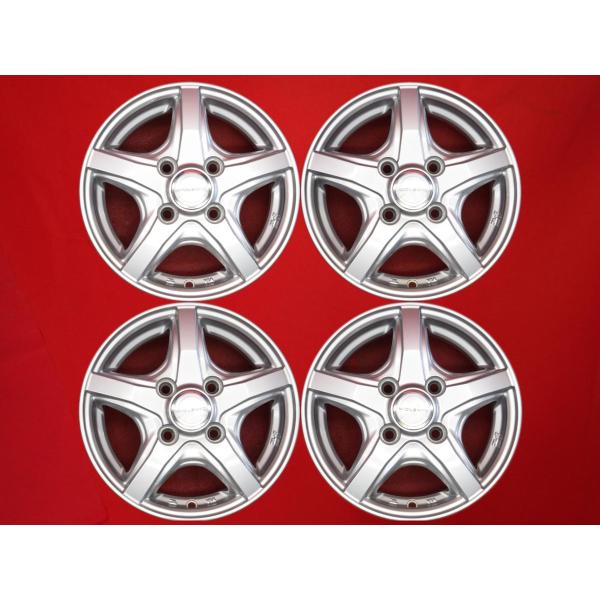 Violento JS 中古ホイール 4本 4J 12インチ PCD100 4穴 +43 ハブ73 ...