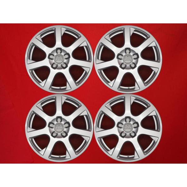 AUDI アウディ 純正 7-arm design 7アーム デザイン 17インチ ホイール 4本 ...