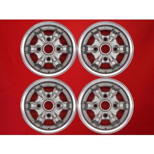 激安 4本セット】ローバー ミニ クーパー 純正 丸穴 ディッシュ アルミ