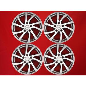 16インチ　4本 GRASS ZX 中古ホイール 4本 6.5J 16インチ PCD114.3 5穴 +38 ハブ73