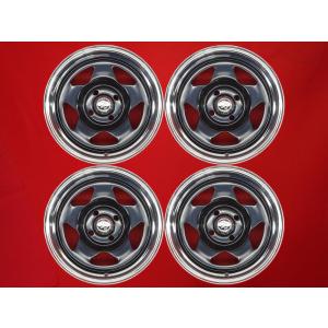 ブラックレーシング ホイール 4本 4.5J-13 PCD110 4穴 +45 ハブ
