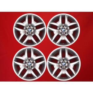  E83 X3 純正ホイール 18インチ 4本 8J/9J5HPCD120+46/+51　(MHD349)クレジットカード QRコード決済可能 BMW X3 E83 純正 ダブルスポークスタイリング192 ホイール 4本 8J/9J