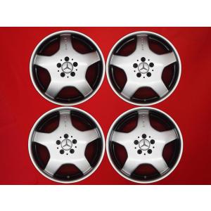 メルセデスベンツ S W220 純正 中古ホイール 4本 8.5J/9.5J 18インチ PCD112 5穴 +44/+46 ハブ66.5 A2204010802 A2204011902 aa18
