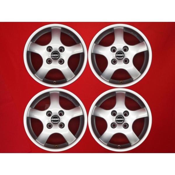 BORBET ボルベット typeCB 中古ホイール 4本 6.5J 15インチ PCD108 4穴...