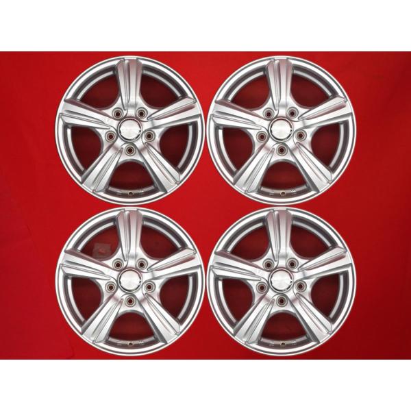 Violento JS ジェイエス 中古ホイール 4本 6J 15インチ PCD114.3 5穴 +...