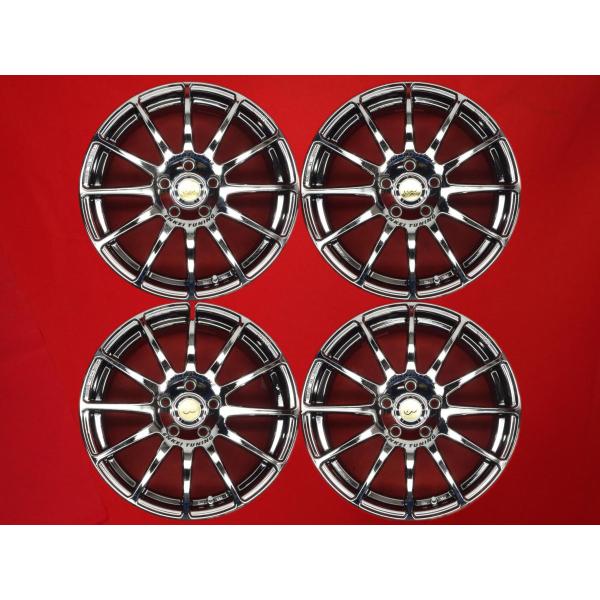 ENKEI エンケイ SC03 中古ホイール 4本 8J 17インチ PCD114.3 5穴 +35...