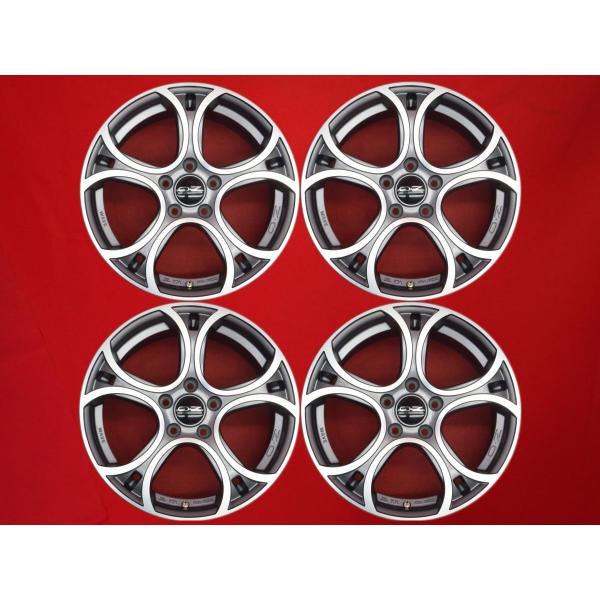OZ X-line WAVE 中古ホイール 4本 7.5J 17インチ PCD112 5穴 +50 ...