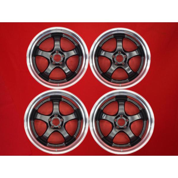 深リム! フロント130ｍｍ リア170ｍｍ WORK MEISTER マイスター S1R 中古ホイ...