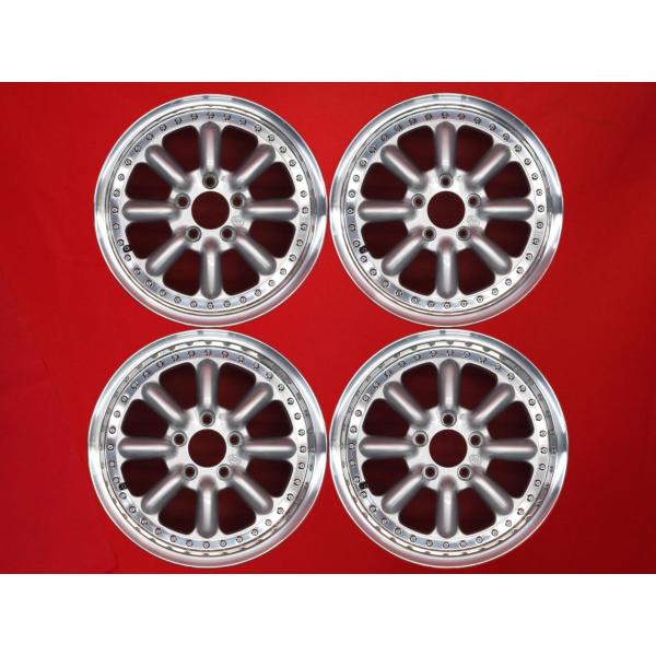 超激レア 入手難 ブラックレーシング BR R 中古ホイール 4本 7/8J 16インチ PCD11...