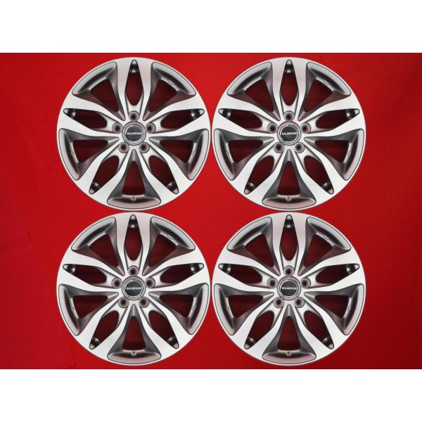バルミナ BALMINUM DS-M 中古ホイール 4本 6.5J 16インチ PCD100 5穴 ...