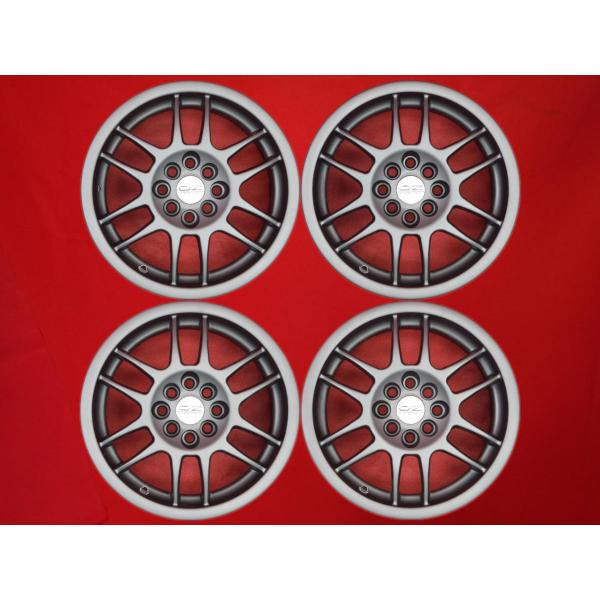 OZ F-1 CUP 中古ホイール 4本 7J 15インチ PCD100/108 4穴 +37 ハブ...