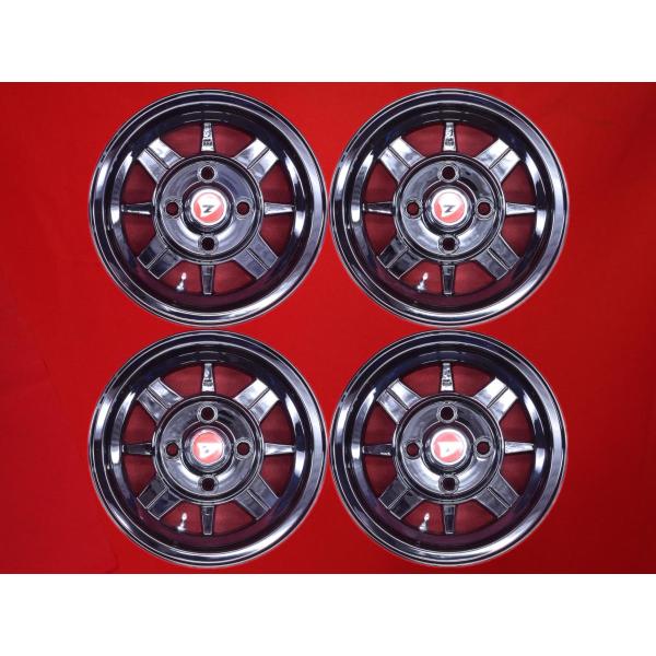 絶版 希少 TOYO トーヨー Z WHEEL スポークD 中古ホイール 4本 6J 13インチ P...