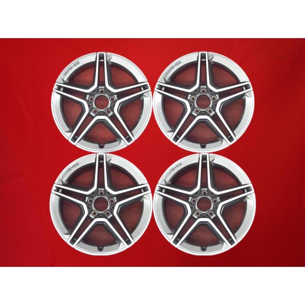 BENZ メルセデス ベンツ Cクラス W205 純正 AMG 中古品 アルミホイール 4本 7.5...
