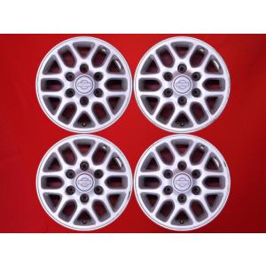 激安 4本セット】日産 ステージア M35 純正 6スポーク アルミホイール