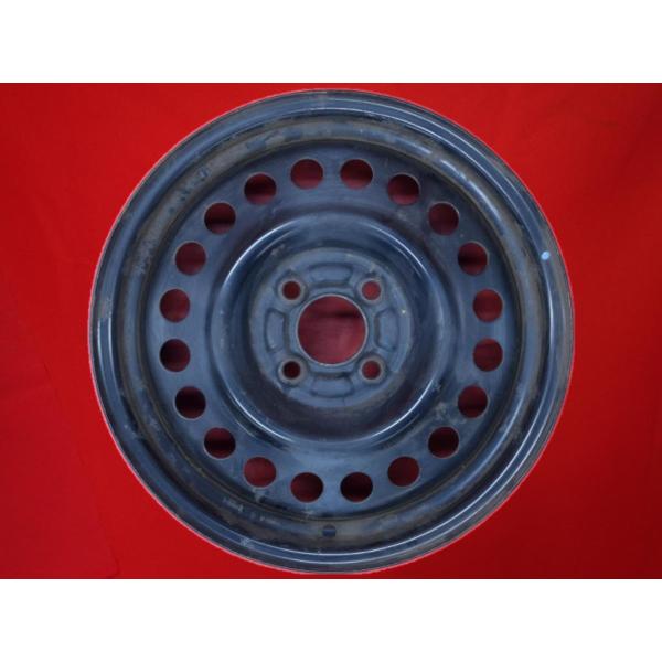 【激安 単品1本】日産 キューブ Z12 純正 ED007 スチールホイール 鉄ホイール 鉄チン 中...