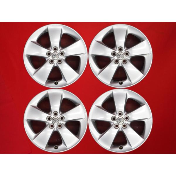 【激安 中古 4本セット】 トヨタ プリウス 30系 純正 アルミホイール 17インチ 7J インセ...