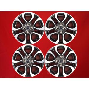 デミオ16インチアルミホイール 16インチ マツダ純正中古アルミホイール 4本 16X6.5+50 4H100 シルバー