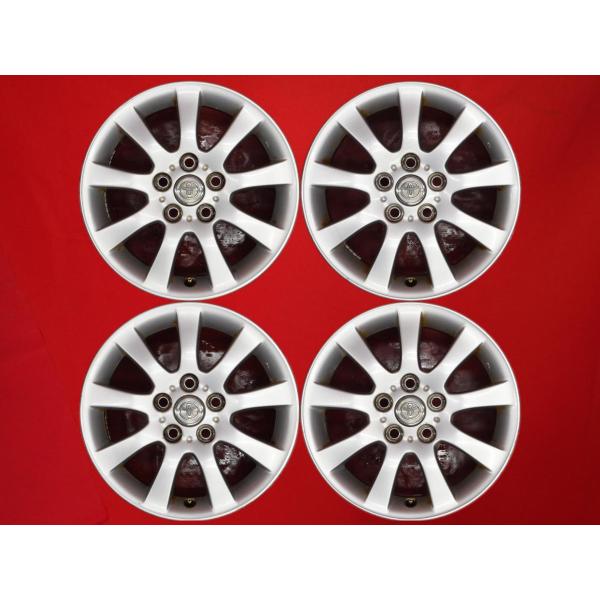 【激安 中古 4本セット】 トヨタ ウィンダム 30系 純正 アルミホイール 16インチ 6.5JJ...