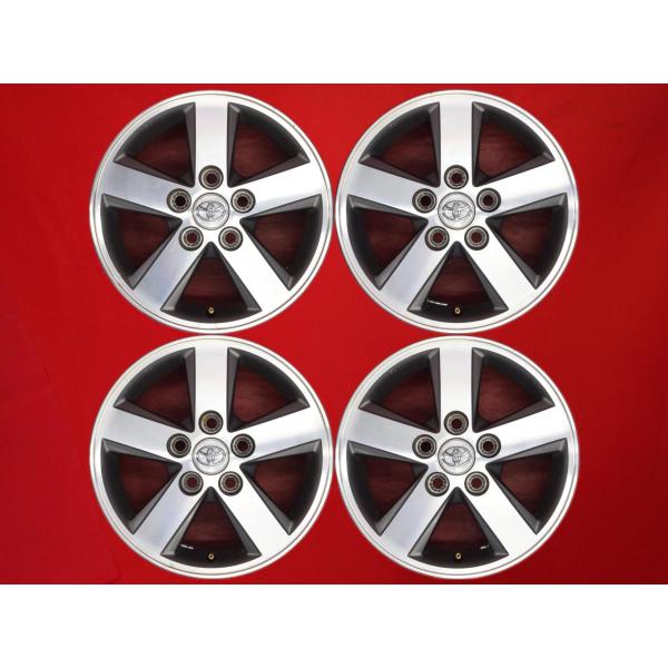 【激安 4本セット】トヨタ アイシス 純正 5本スポーク アルミホイール 中古品 15インチ 6JJ...