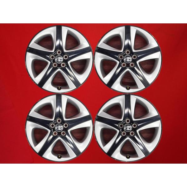 【激安 4本セット】トヨタ プリウス 50系 後期 ツーリングセレクション 純正 中古品 17inc...