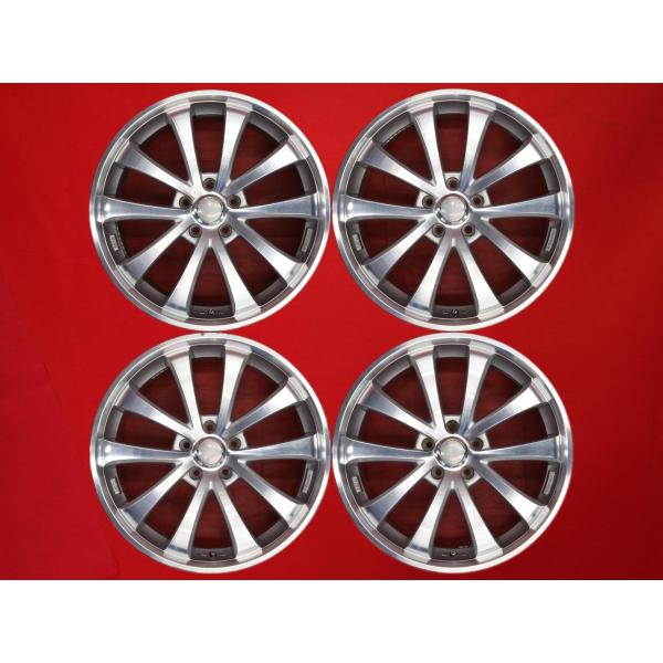 【前後異サイズ 4本SET】ブレスト バーンシュポルト タイプLS5 社外品 アルミホイール 中古品...