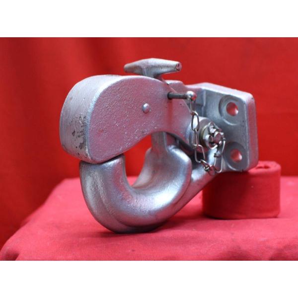 ★ピントルフック！鉄製！リアフレーム固定用！50ｍｍ 4穴レシーバー！牽引 トレーラー マリン！シル...