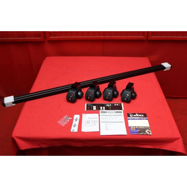 ★イノー INNO IN-AR IN-B127BK 127cmバー付き！ ルーフレール付 ルーフキャ...