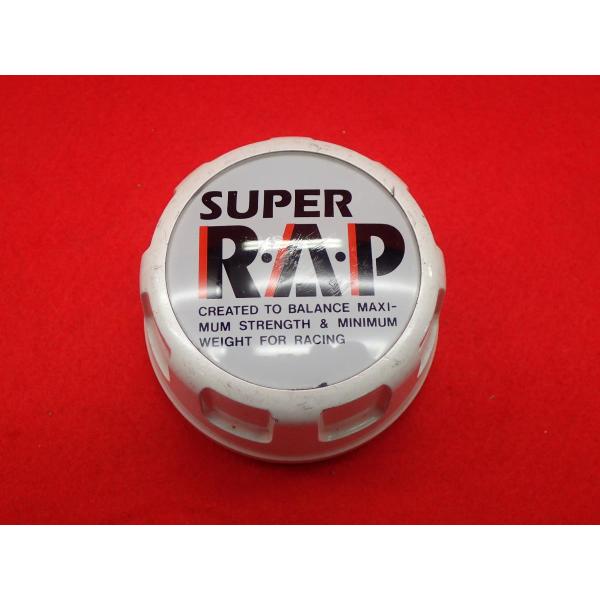 【 絶版 当時物 】 1枚 SUPER RAP スーパー R・A・P 社外 中古 センターキャップ ...