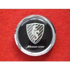 1枚 FS MANARAY SPORT 社外 中古 ホイール センターキャップ センター 