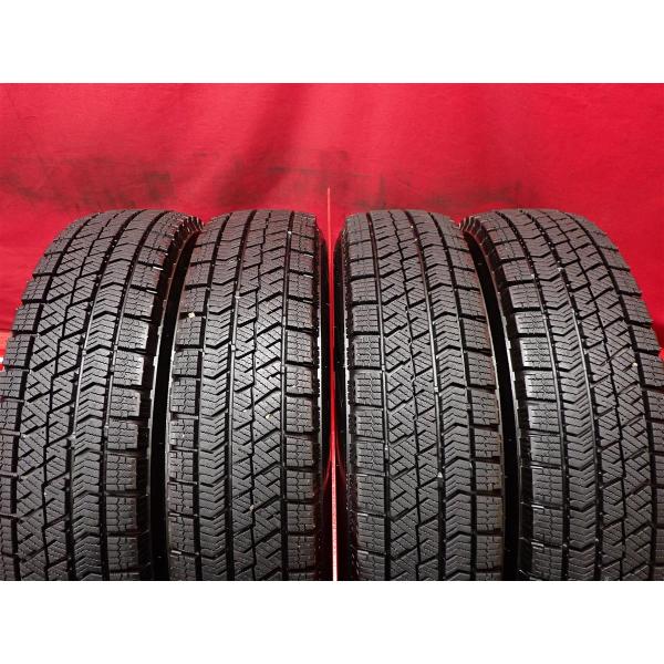 【バリ溝 希少サイズ】135/80R12 68Q 冬用 スタッドレスタイヤ 4本セット 《ブリヂスト...