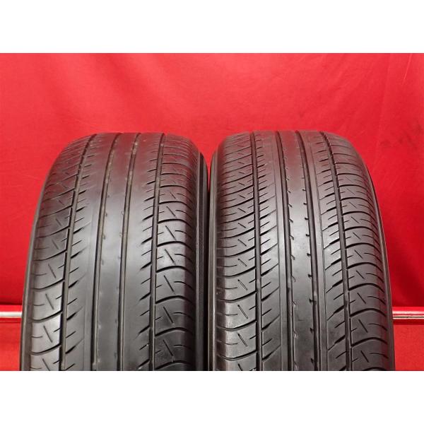 タイヤ2本 《 ヨコハマ 》 デシベル E70A [ 215/60R16 95H ]7.5分山★ ク...