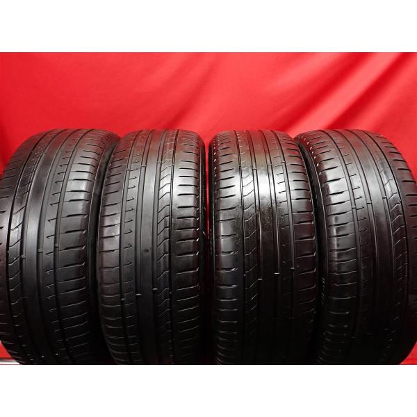 中古タイヤ 215/45R18 93W 4本セット ピレリ ドラゴン スポーツ 