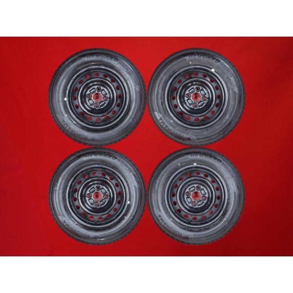 【激安 4本セット】トヨタ カローラ 純正 スチールホイール [6JJ +45 PCD100] ヨコ...